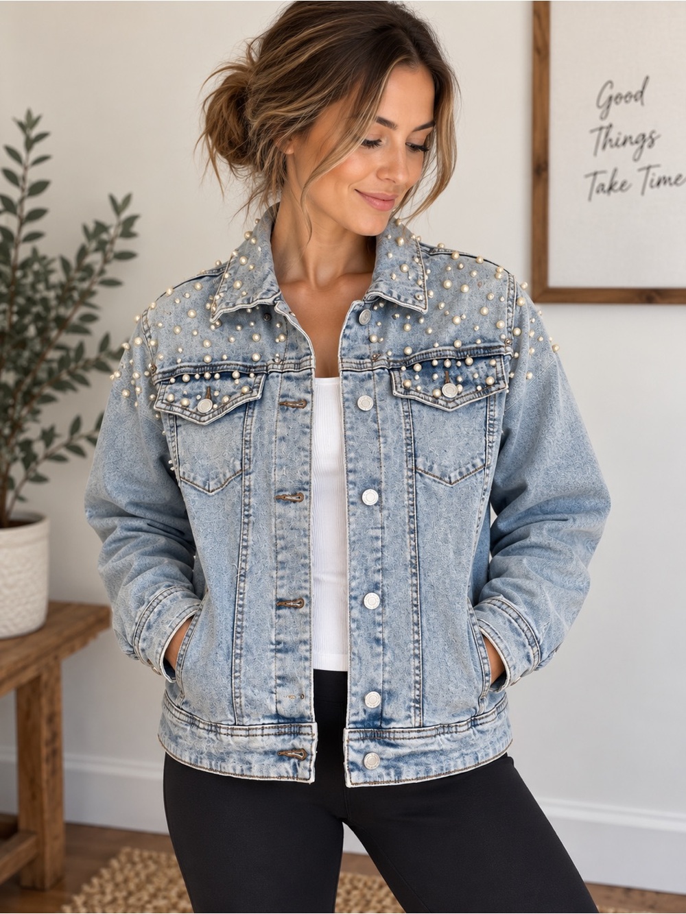 Bedazzled Jean jacket